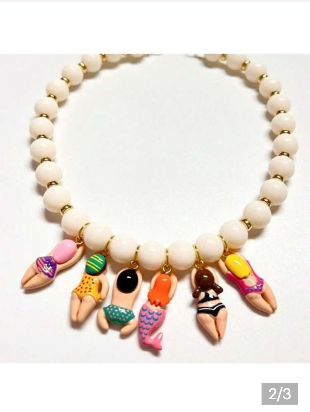 ZARA Beach Babes Necklace NWOT, Perfect For Your SUMMER 🏖 🌞VACATION! - Picture 5 of 5